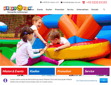 Tablet Screenshot of happy-fun.com